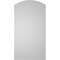 Ekena Millwork Arch Top Surface Mount PVC Gable Vent: Functional, w/ 3-1/2"W x 1"P Standard Frame, 18"W x 34"H GVPAR18X3401SF - alternate 2